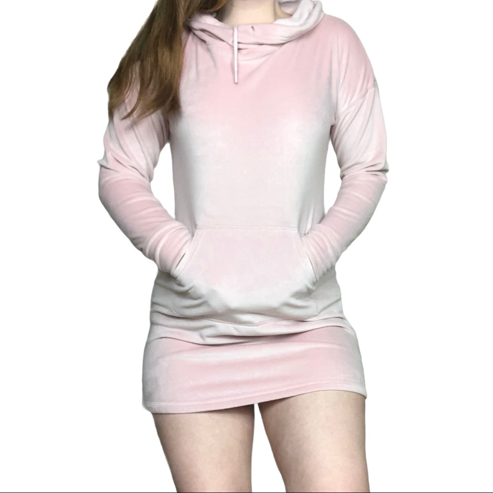 Tahari Soft Pink Pajama Sleep Shirt Dress Small